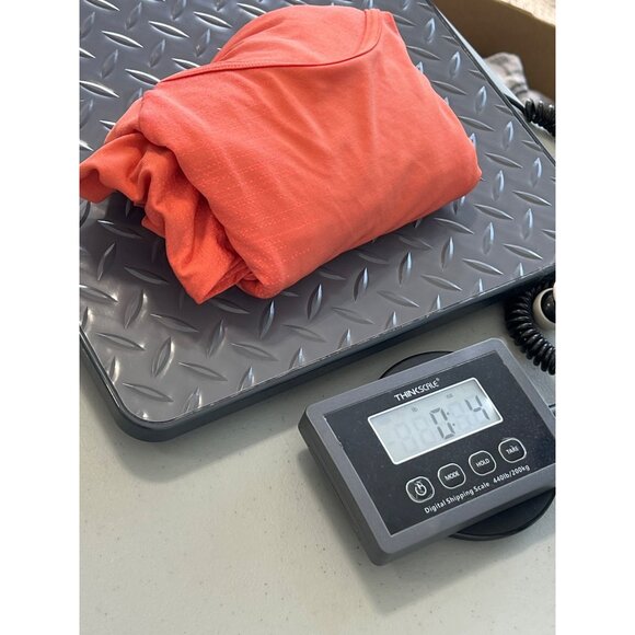 Under Armour Scoop Back Long Sleeve Top Womens M Orange Performance Exercise Gym - Picture 8 of 8